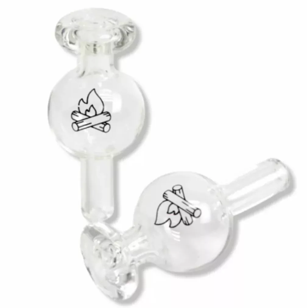 Campfire Quartz Clear Bubble Cap - Durable and Efficient