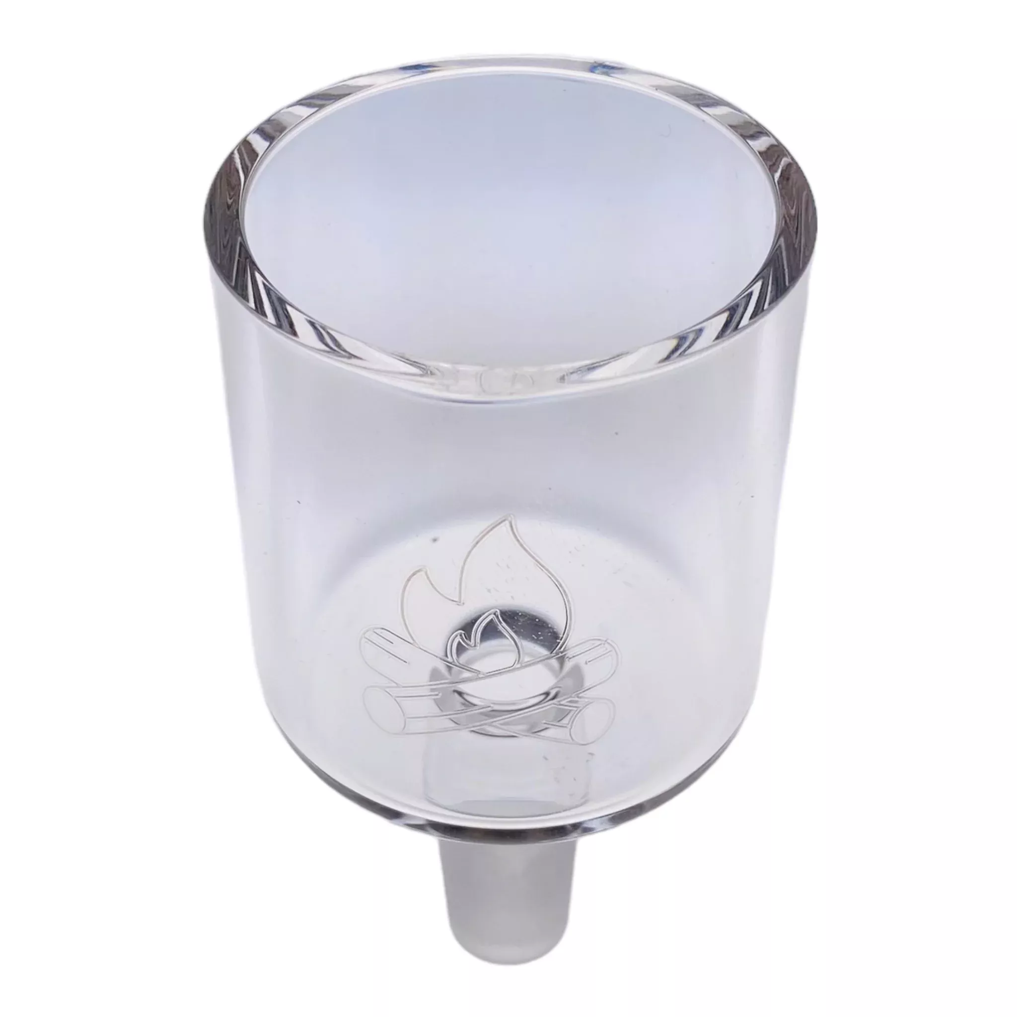 Campfire Quartz - Full Quartz Puffco Proxy To 14mm Male Fitting Adapter