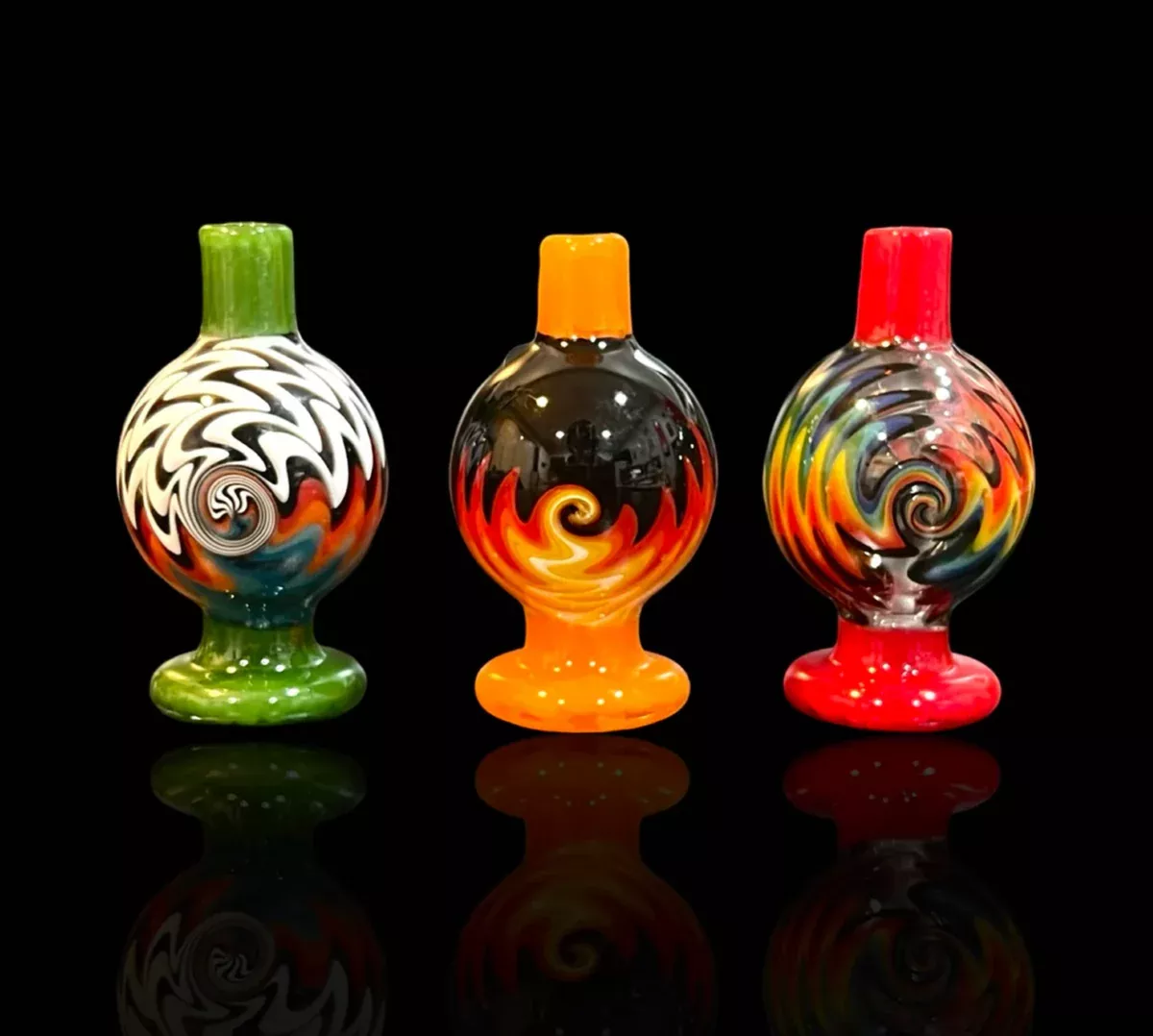 Campfire Quartz Wig Wag Bubble Cap - Artistic Precision