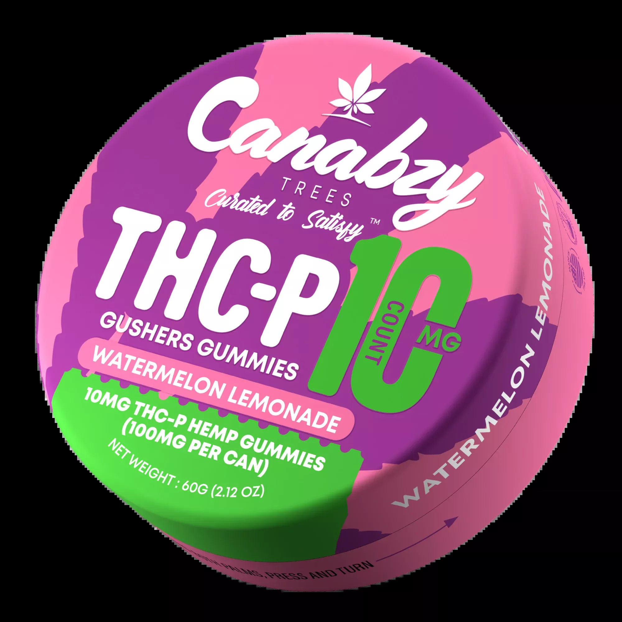 Canabzy THC-P Gushers Gummies 10ct - Watermelon Lemonade