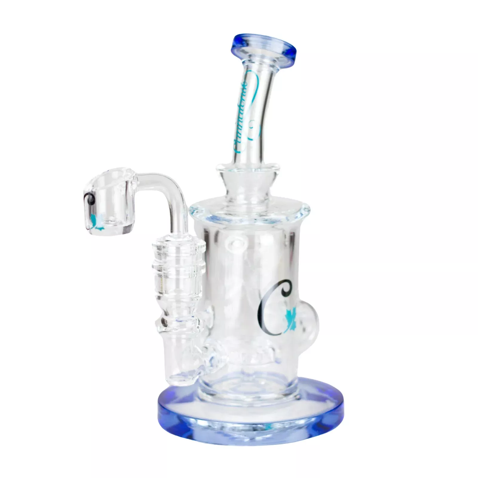 Cannatonik 7" Glass Bong and Dab Rig Combo