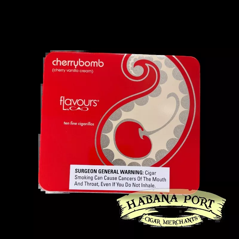 CAO Flavours Cherrybomb Cigarillos Tin 10ct 4x30