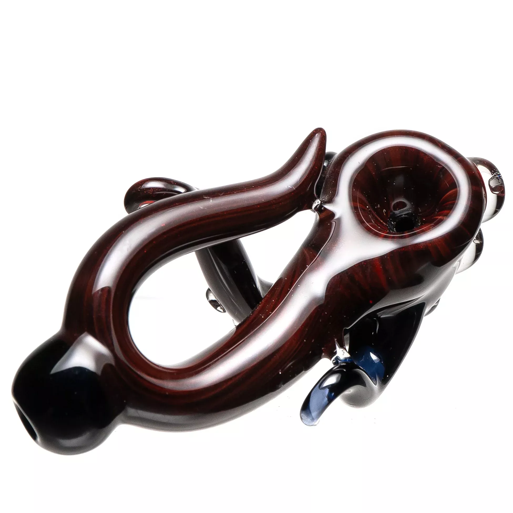 Carsten Carlile - Tentacle Spoon Pipe - Dragons Blood & Amethyst