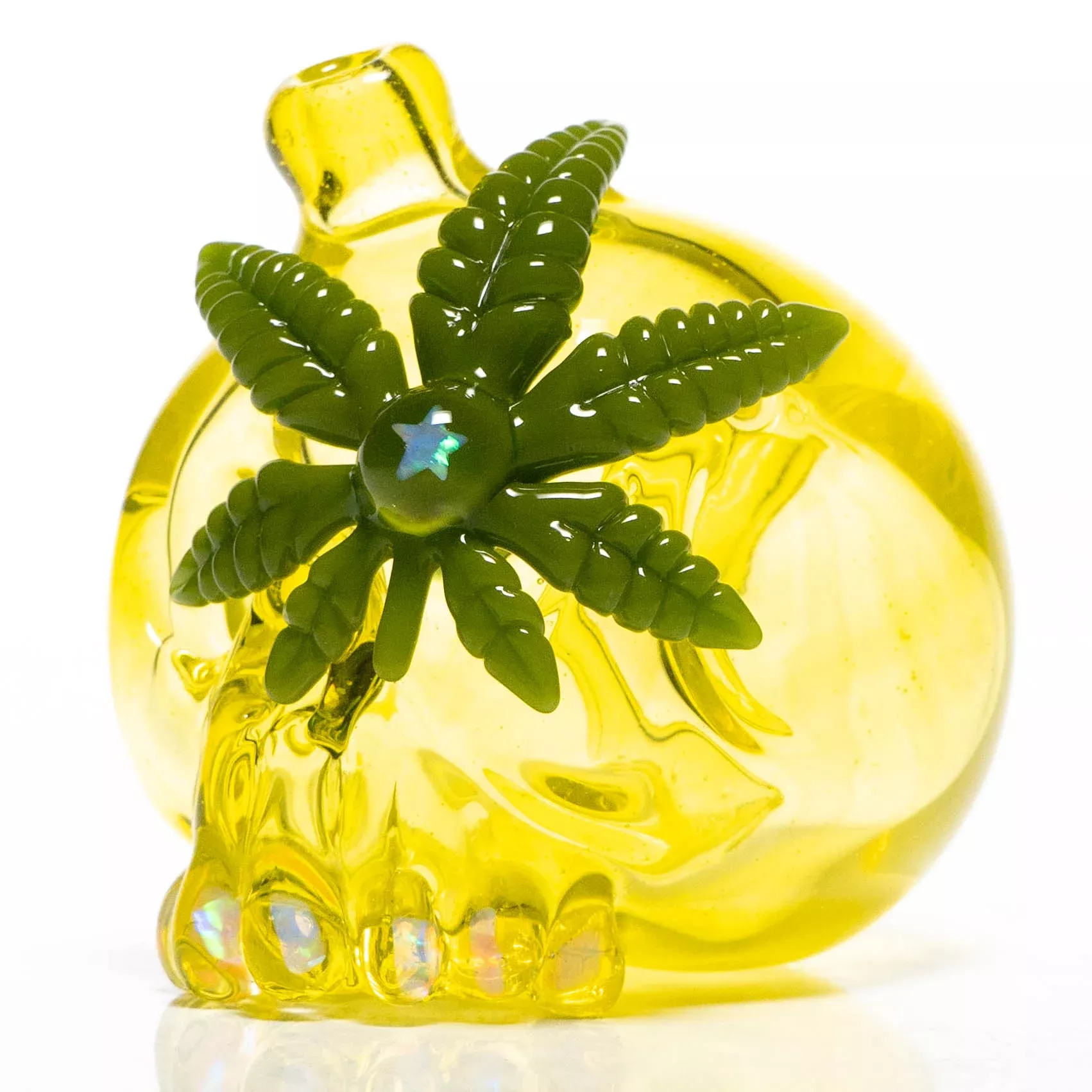 Carsten Carlile X Breezy - Irie Eye Skull #53 - UV Lemon Drop