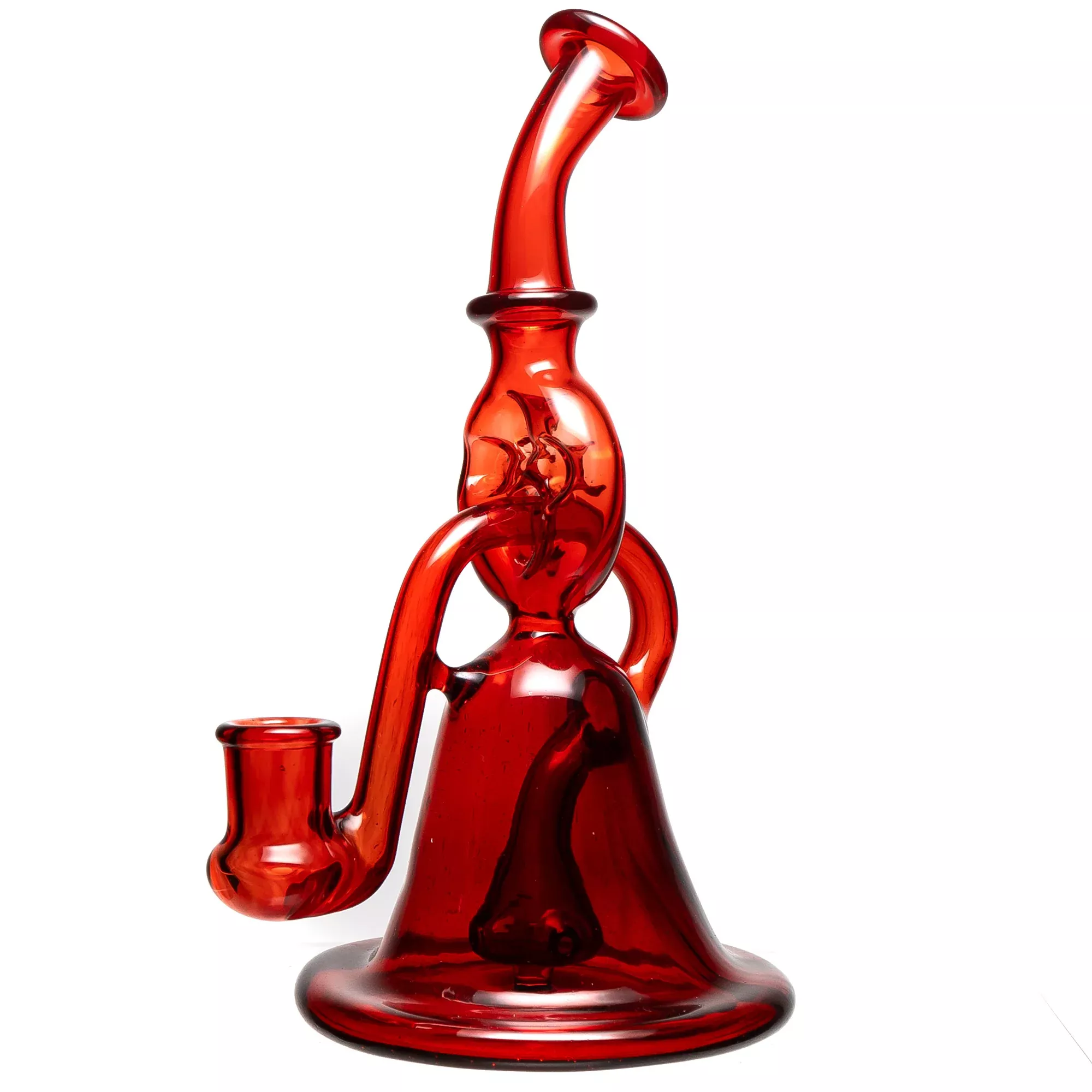 Cello Glass - Loop Seal Rig - Pomegranate