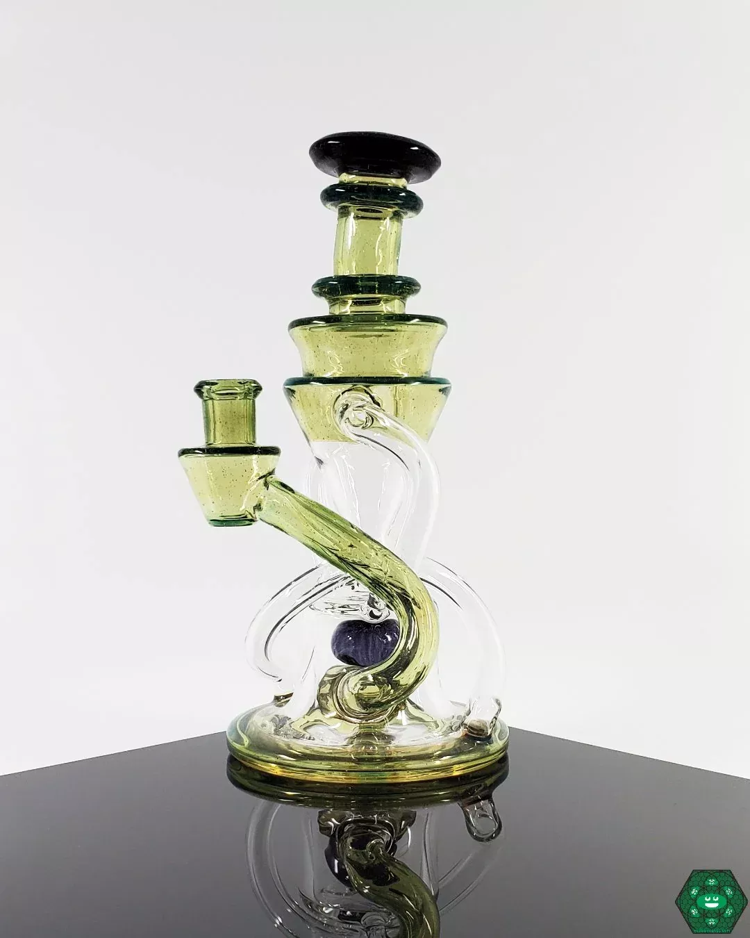 Cerio Glass V2 Double Recycler – Efficient Dual Uptake and Triple Drain
