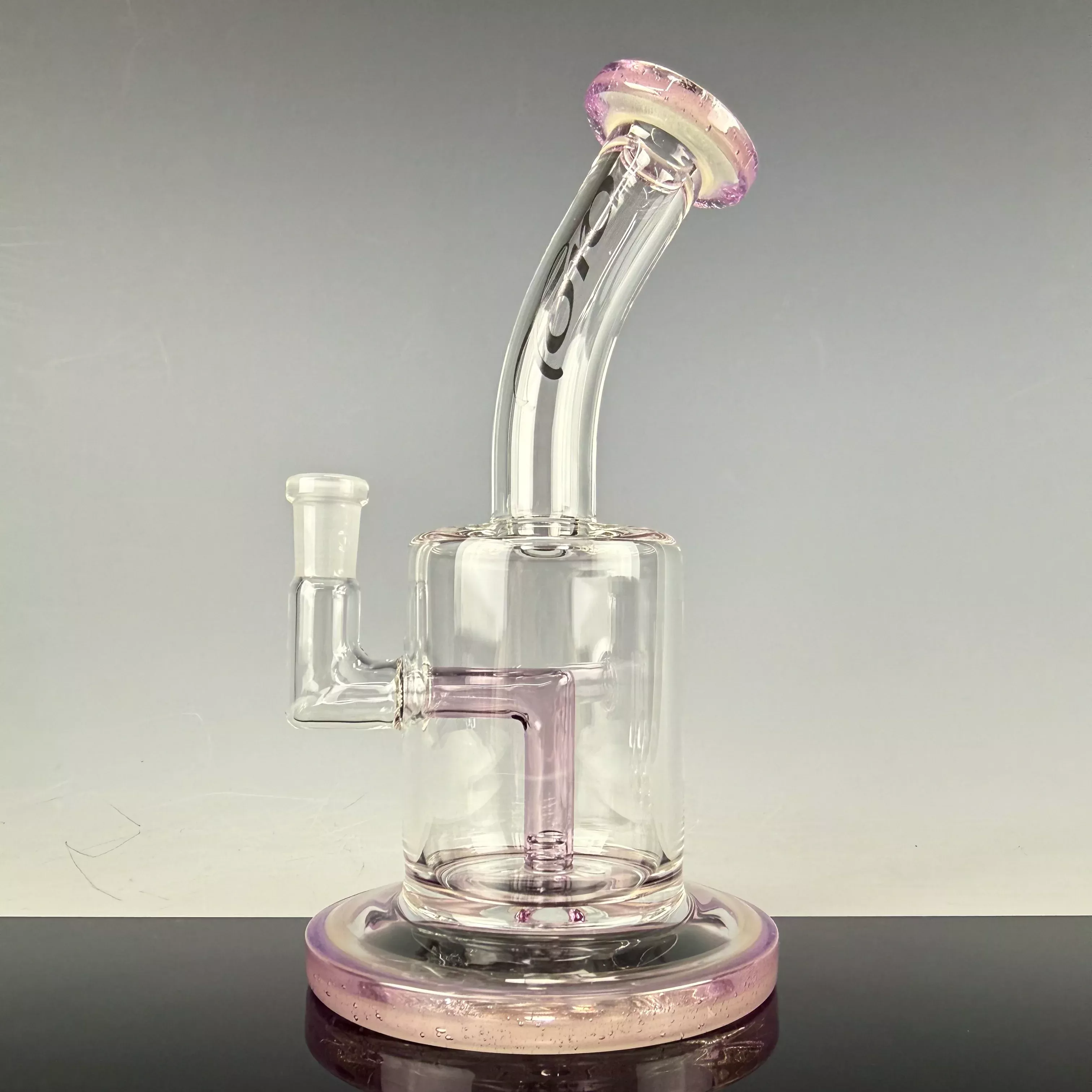 CFL Single Macro (Colored Foot & Mouthpiece) by Toro Glass