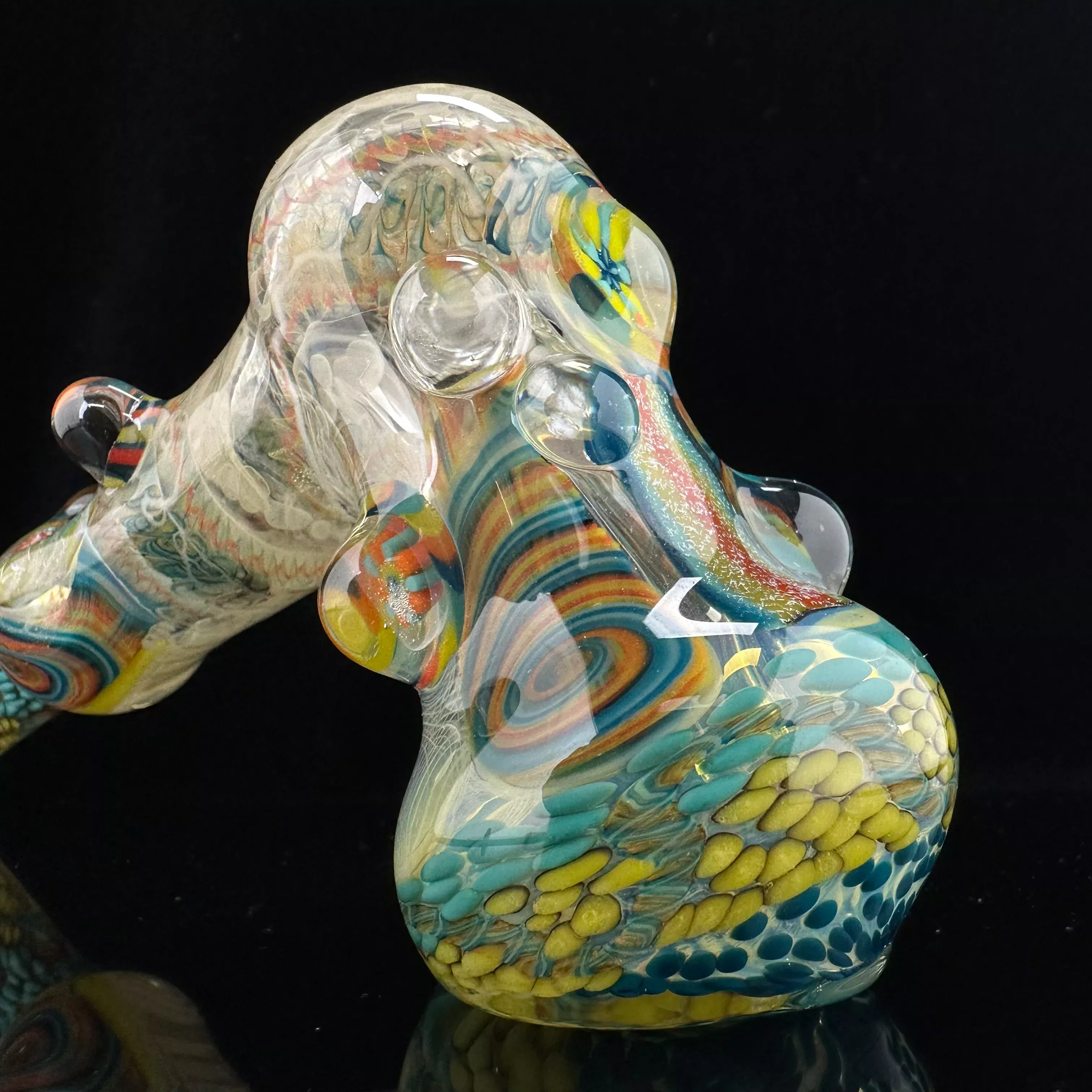 "Chaos" Tech Hammer Bubbler by Glassberrycupcake