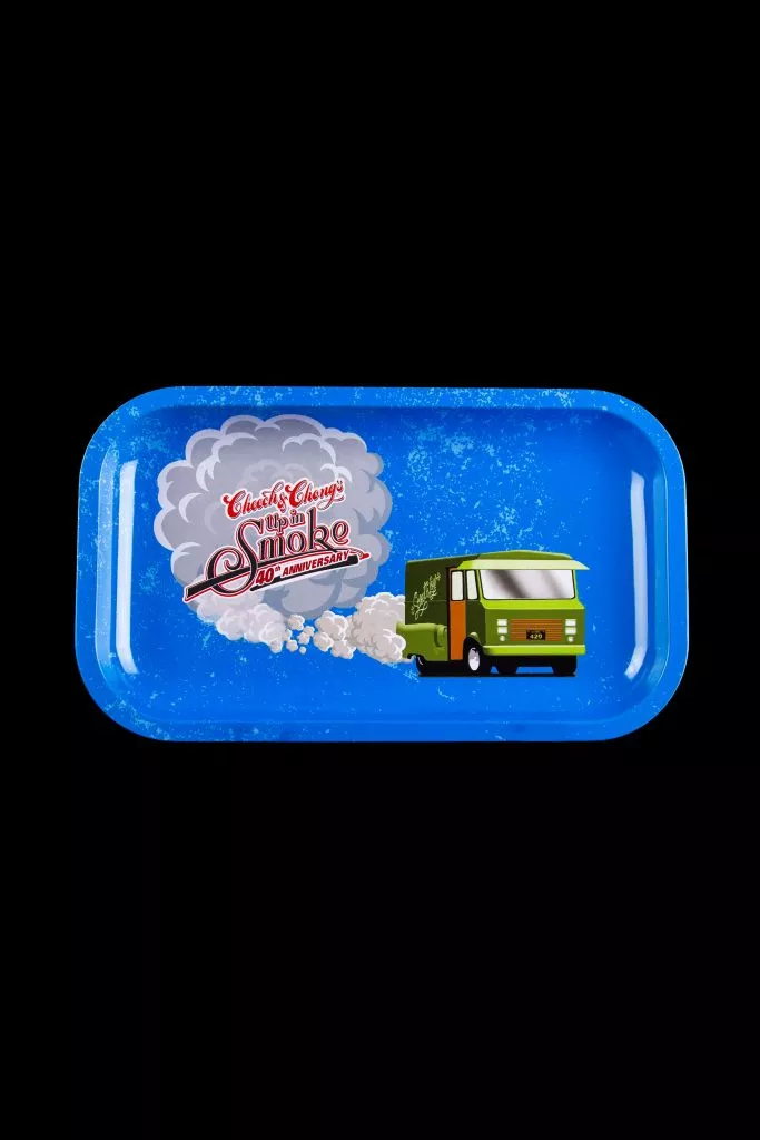 Cheech & Chong 40th Anniversary Rolling Tray – Blue