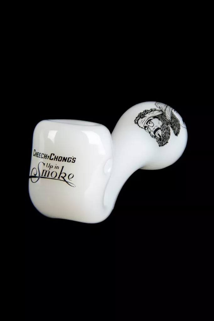 Cheech & Chong Glass Sherlock Pipe