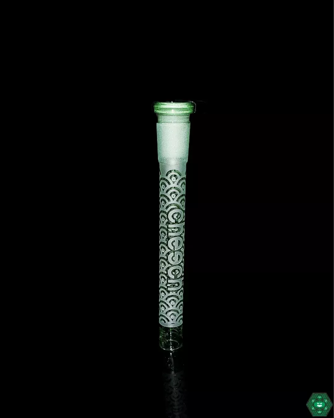 Cheech Glass 4.5” Blasted Downstem - High-Quality Downstem with Unique Textured Finish