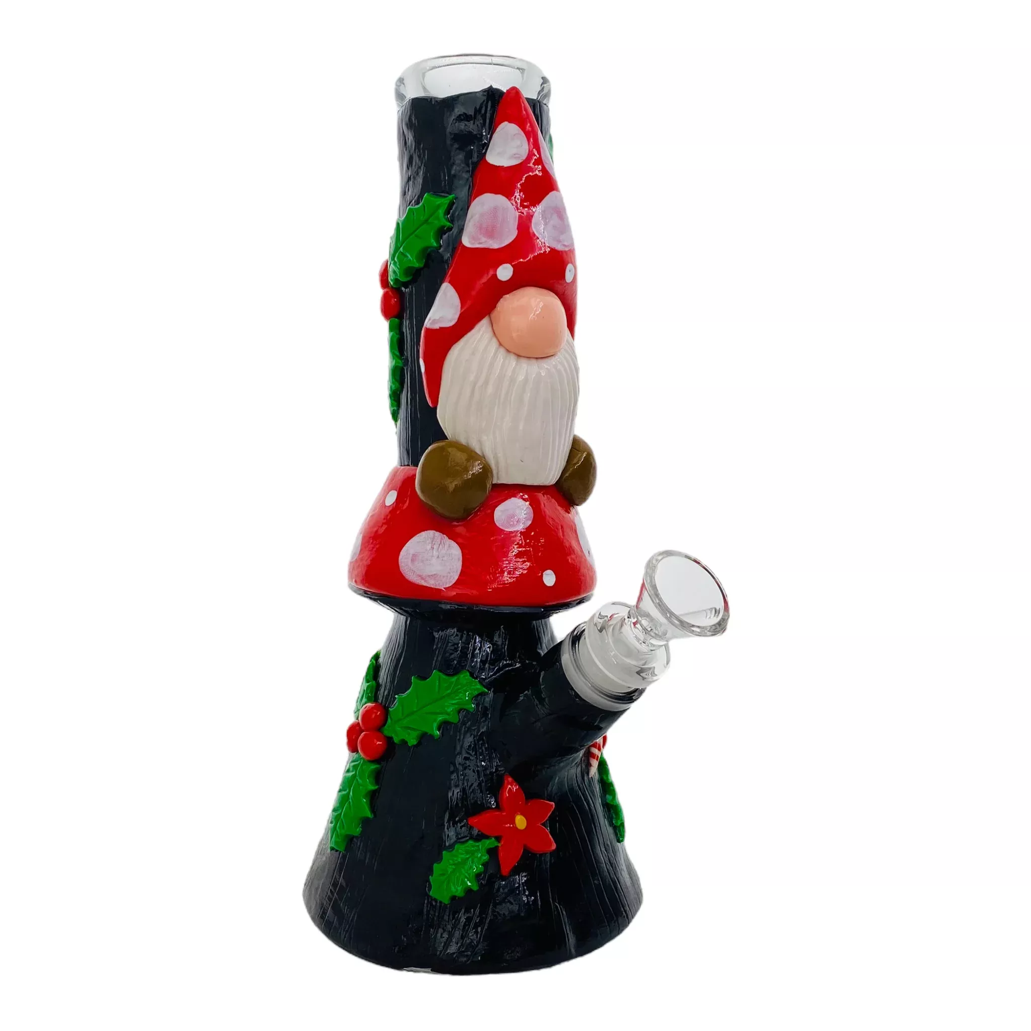 Christmas Mushroom Gnome Bong