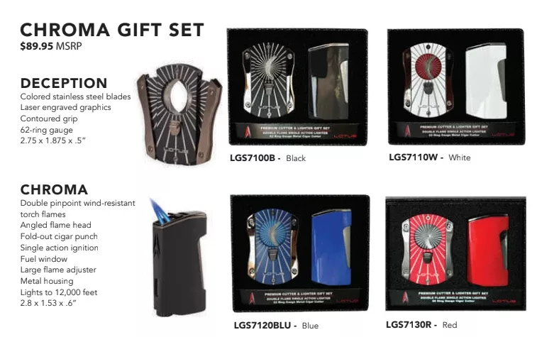 Chroma Gift Set Deception Cutter and Chroma Lighter