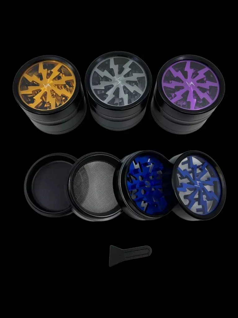 Chromium Crusher Volt 2.0" 4-Piece Grinder - Compact & Durable (Assorted Colors)