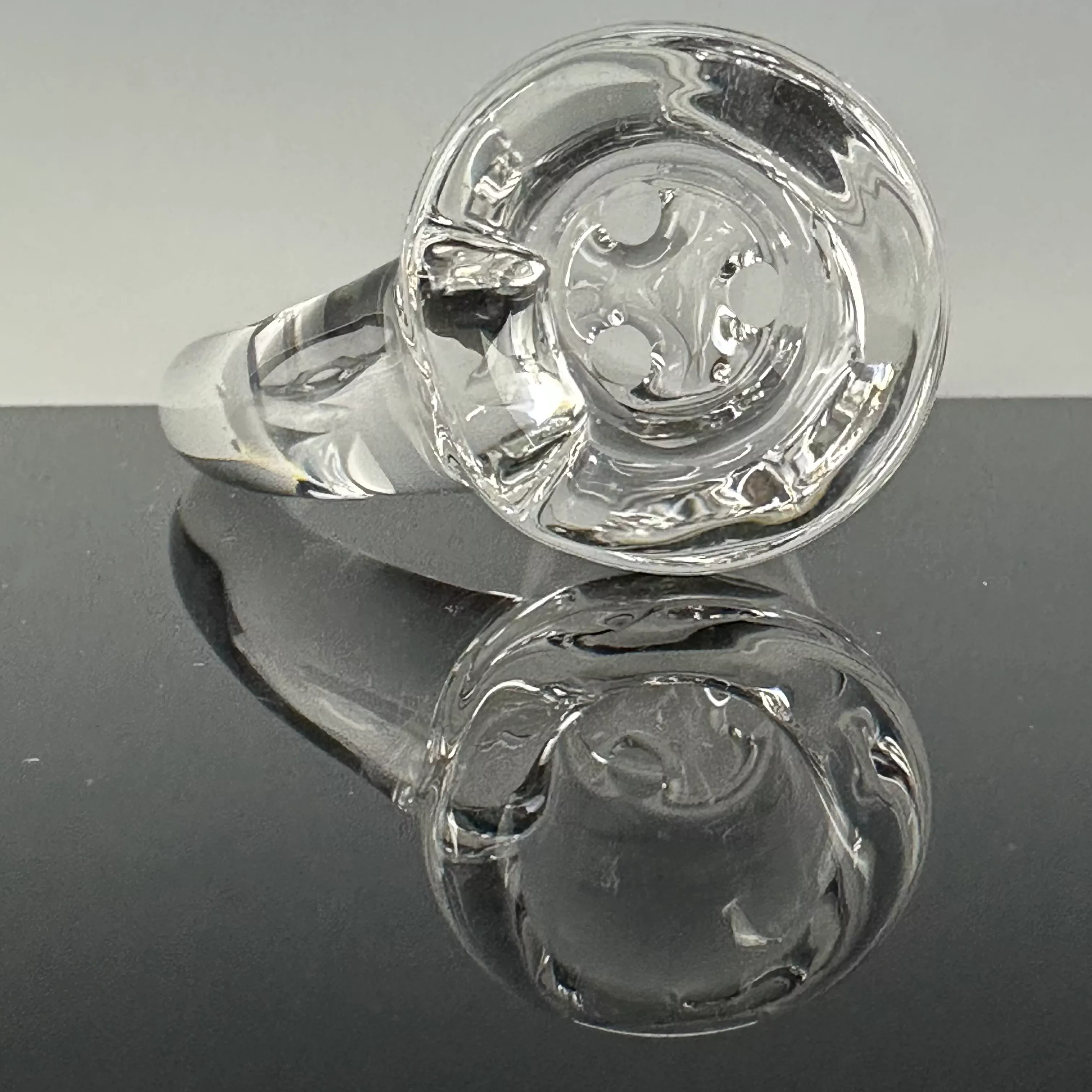 Clear 3 hole 18mm Slide by Moose Glass