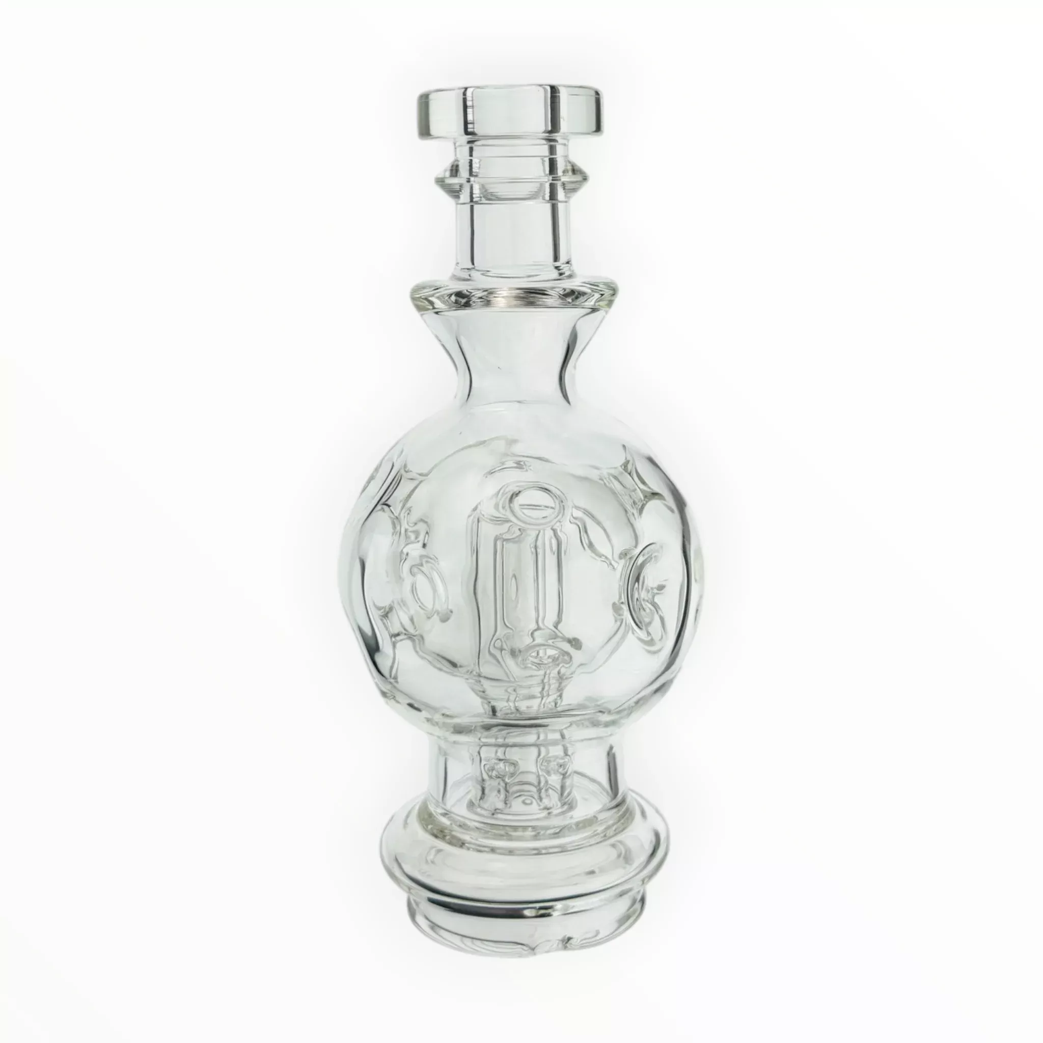 Clear Fab Egg Glass Water Pipe Attachment For Puffco Peak