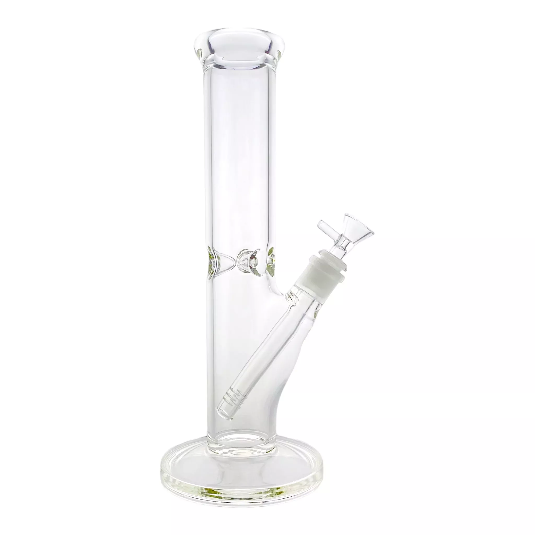 Clear Straight Tube Glass Bong 12 Inch