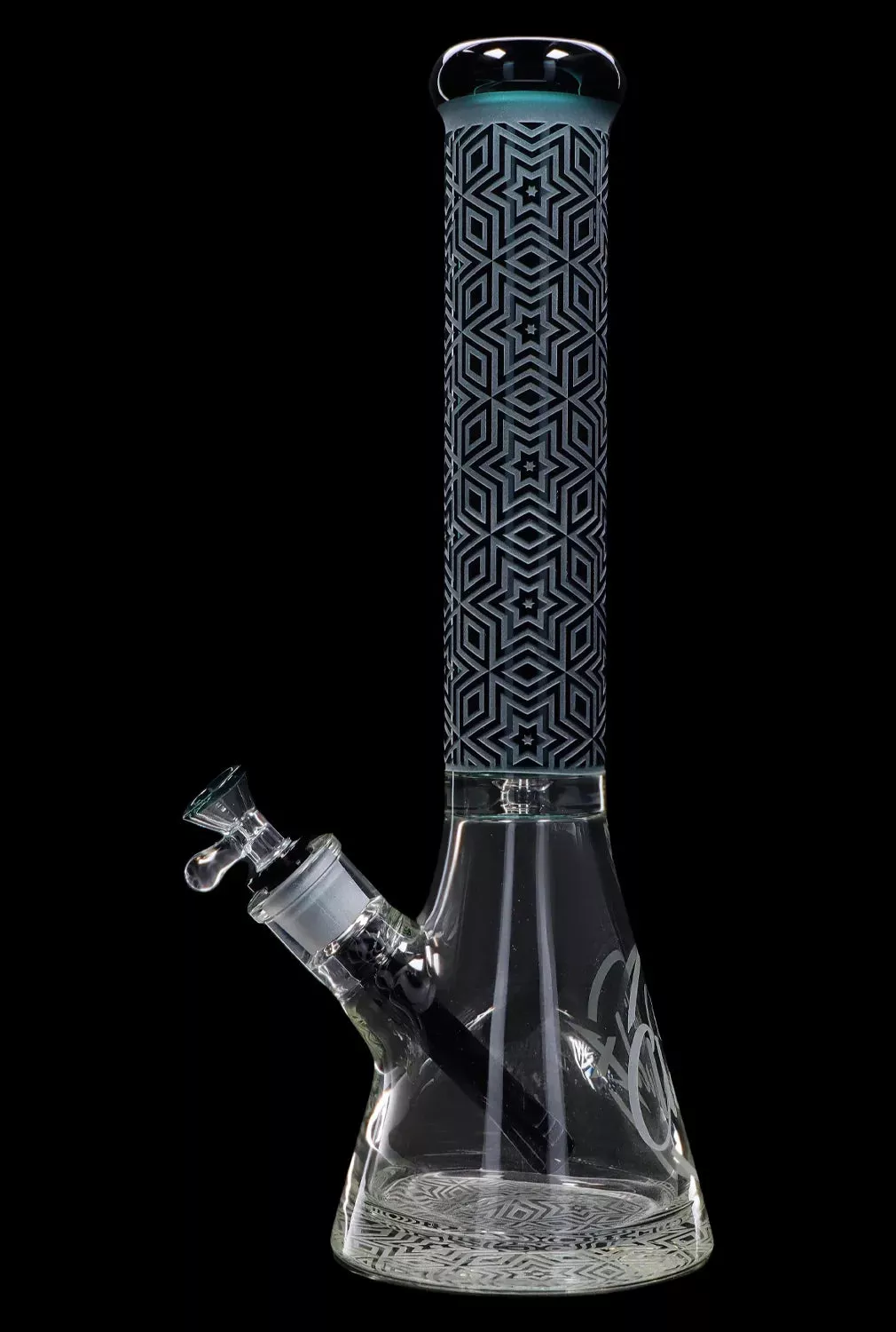 Cloud Cali X 15-inch Engraved Thick Base Beaker Bong