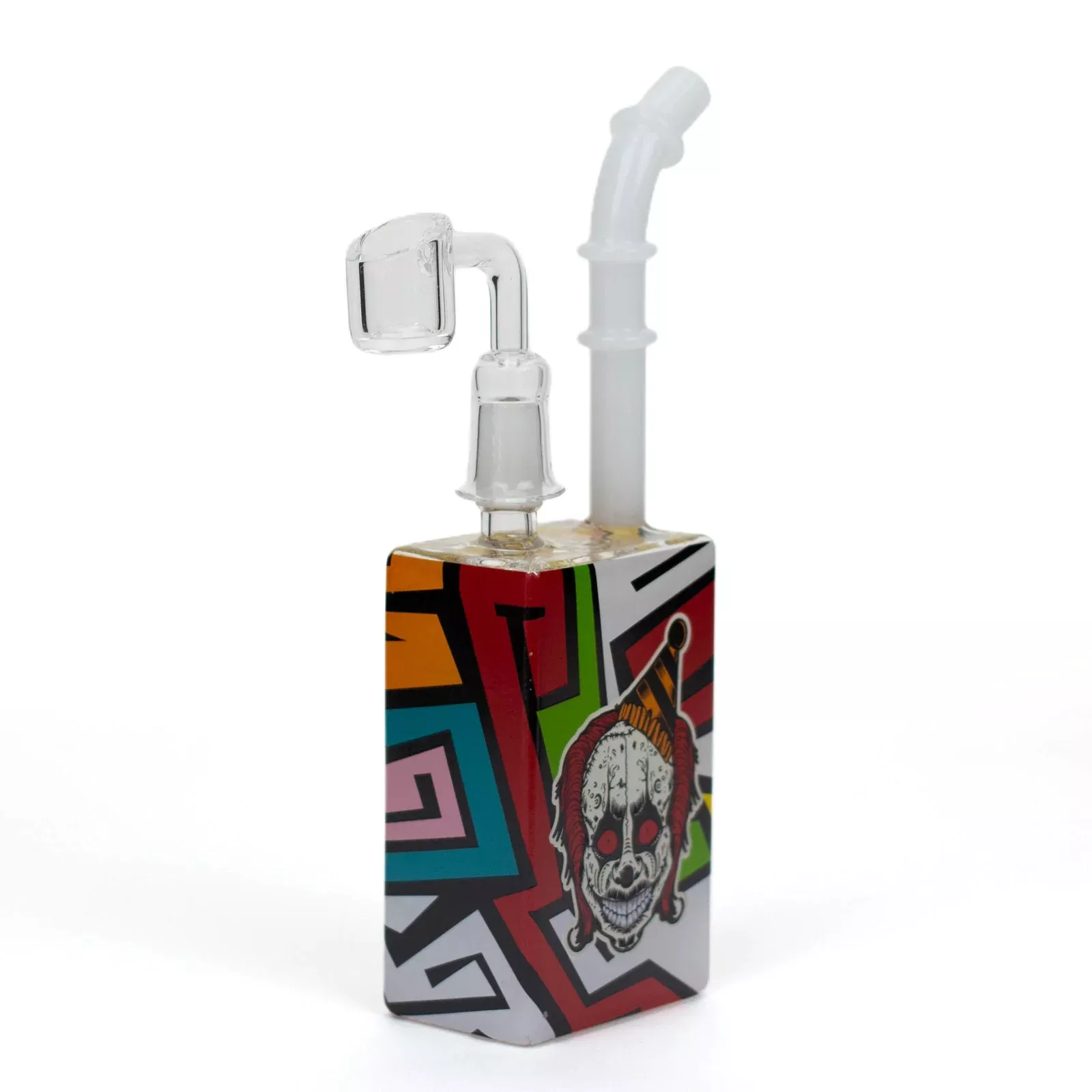 Clown Juice Box-Shaped Dab Rig 7.5"