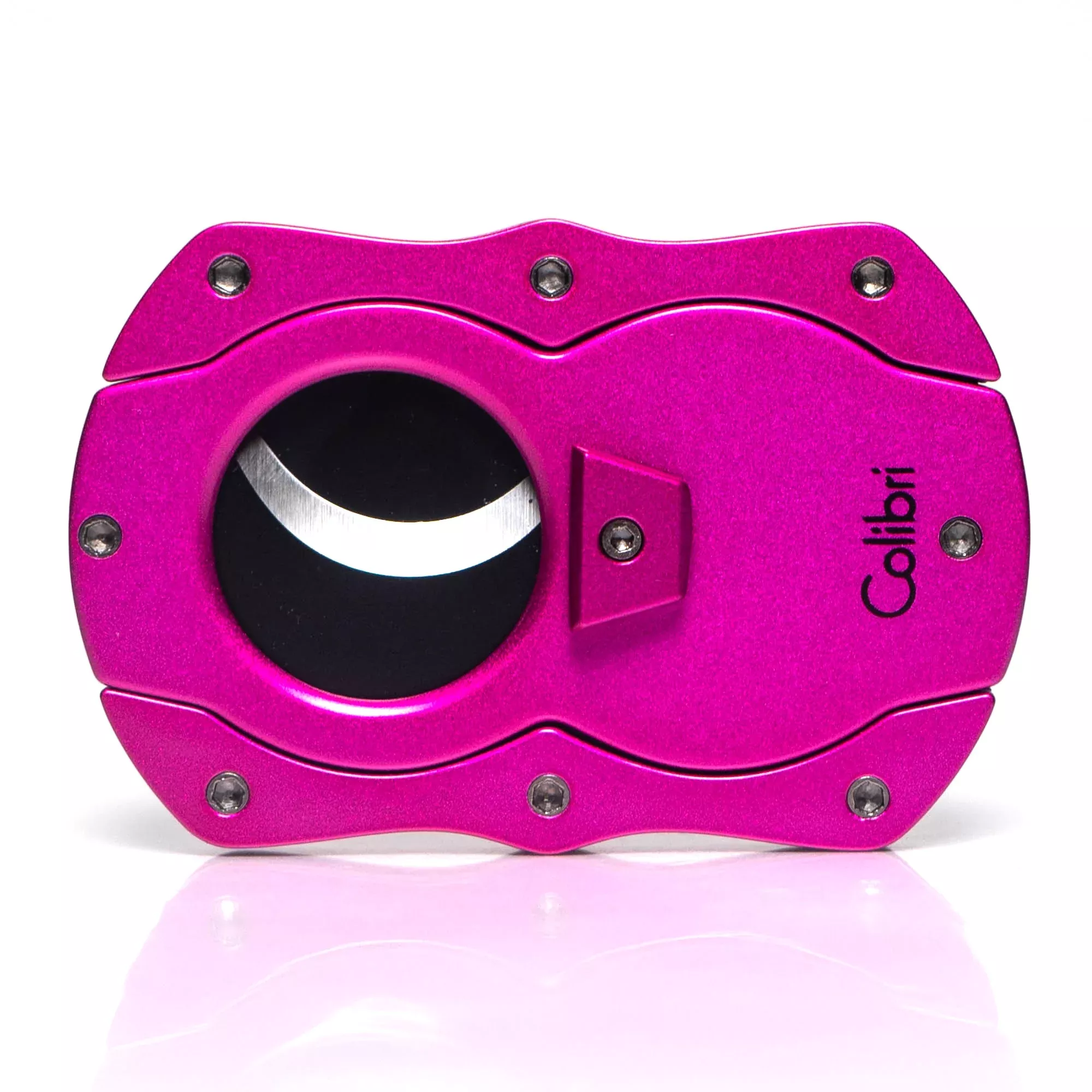 Colibri - Cigar Cutter - Cut - Lacquered Pink w / Black Blades