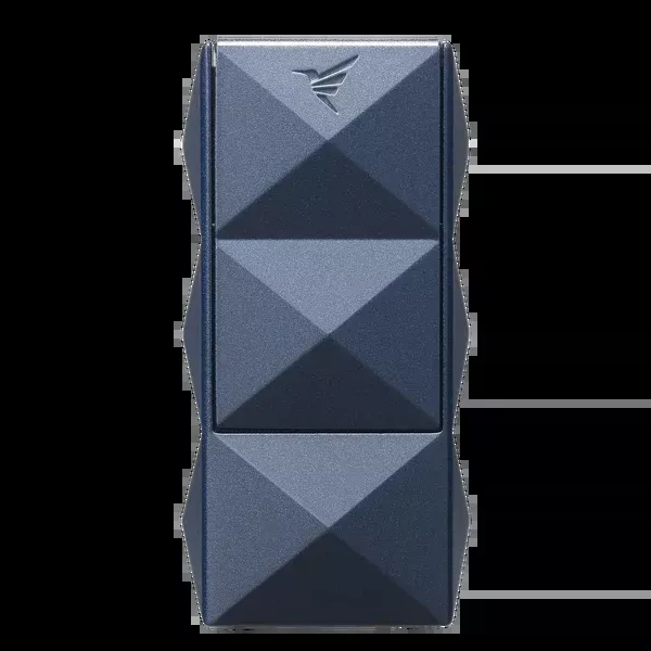 Colibri Quasar II Double-Flame Lighter With Punch, Black