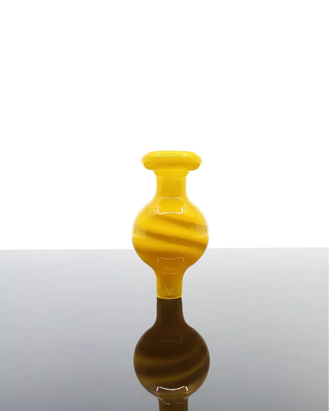 Color Swirl Bubble Cap – Artistic Airflow Control for Dabbing