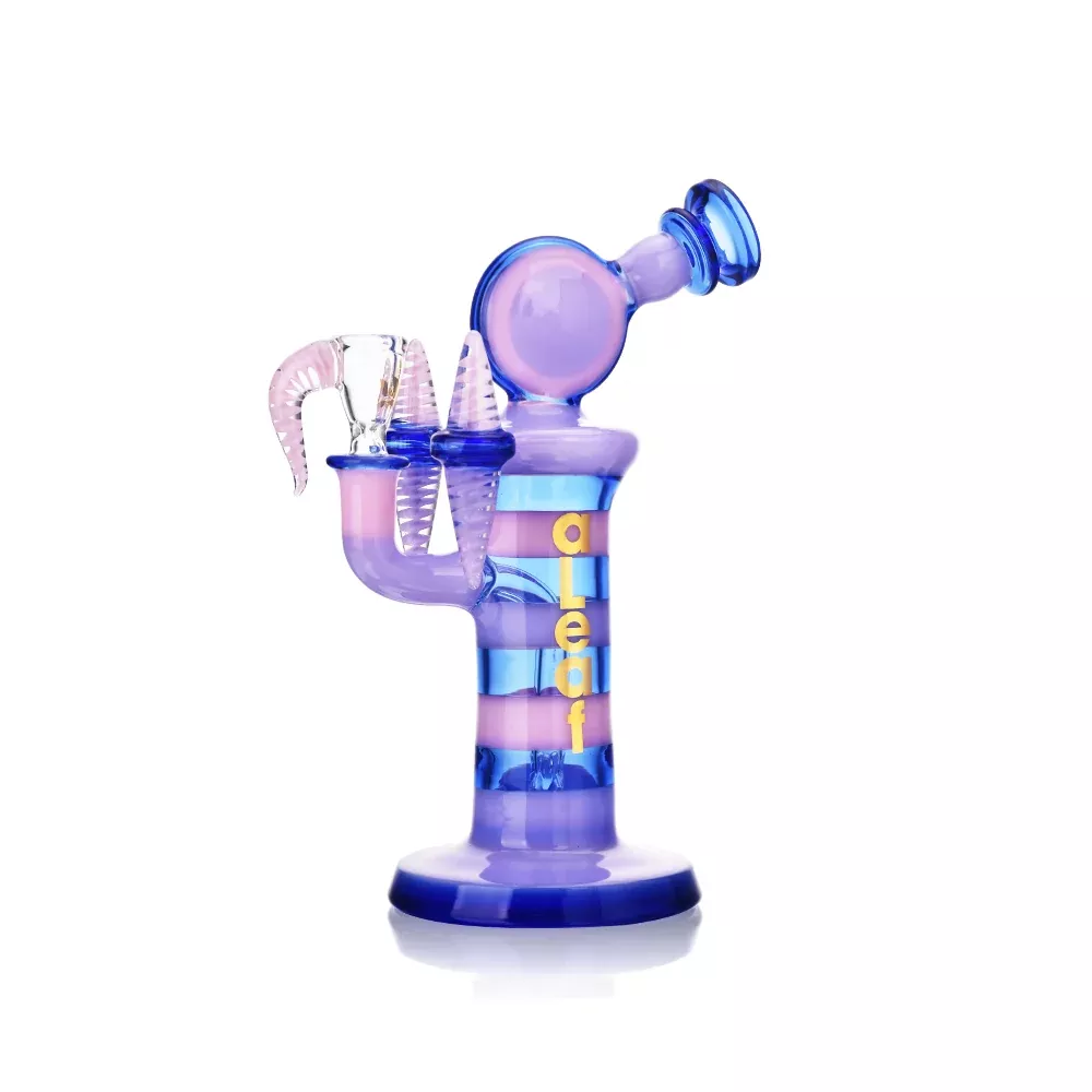 (Coming Soon) aLeaf 10" Spiked Cone Top Striped Water Pipe