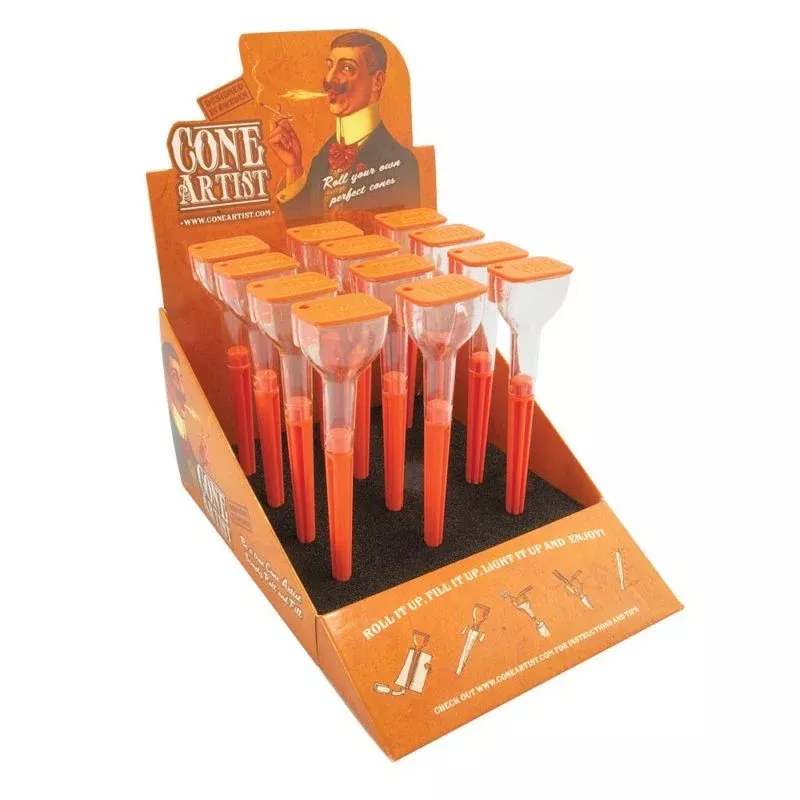 Cone Artist 3-in-1 Cone Roller & Filler – 12ct Retail Display