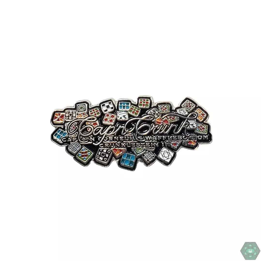 Crunklestein Glass Hat Pin - Unique Art Pin for Collectors