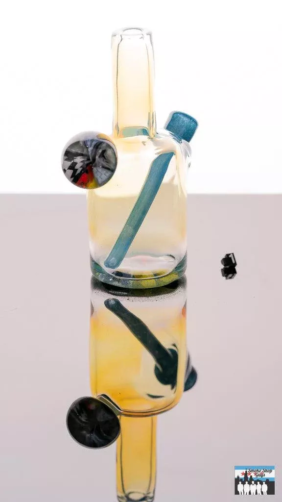 Crunklestein Glass Tiny Tube Travel Rig – Compact and Portable Dab Rig in Assorted Colors