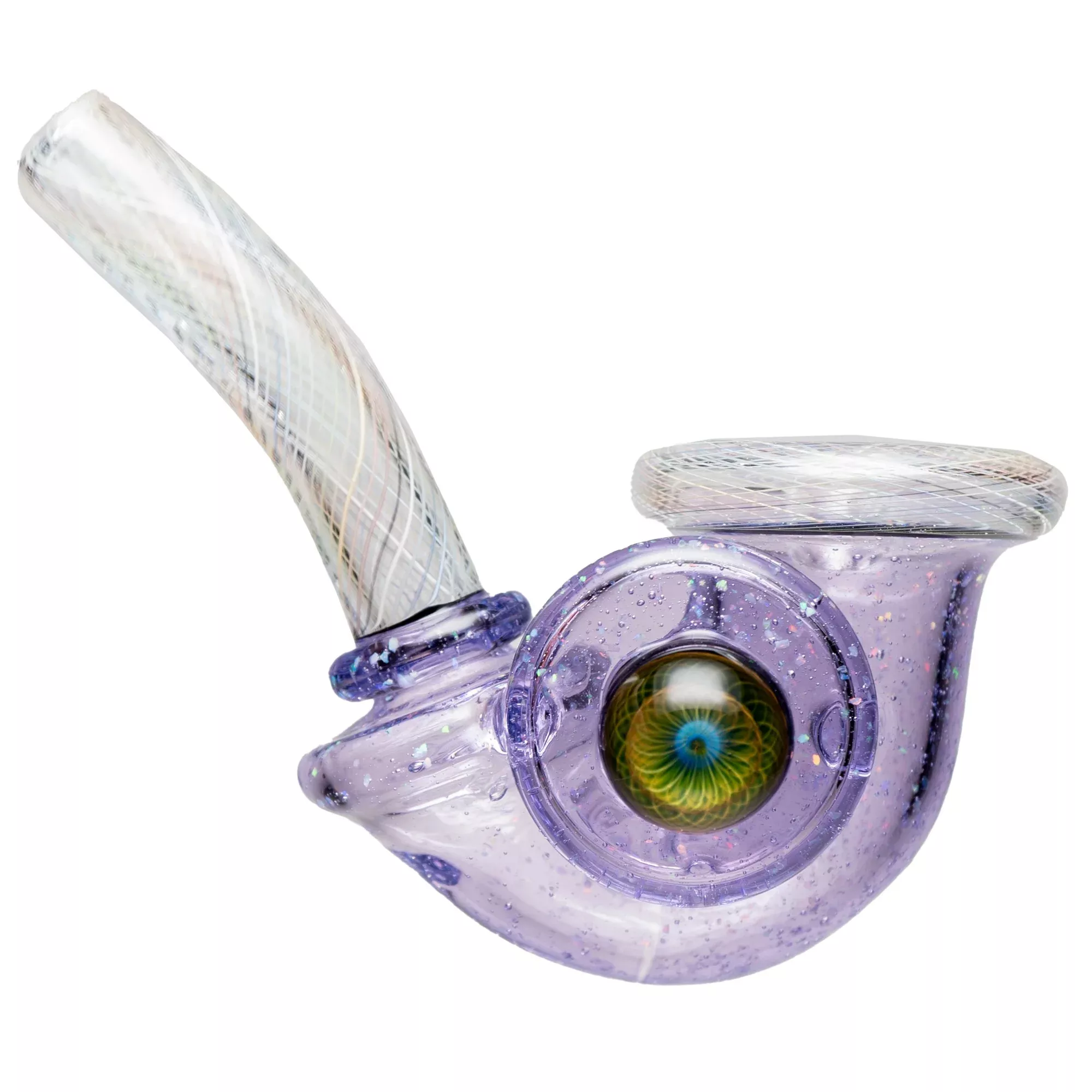 Crux Glass - Crushed Opal & Retti Sherlock - Purple Lollipop