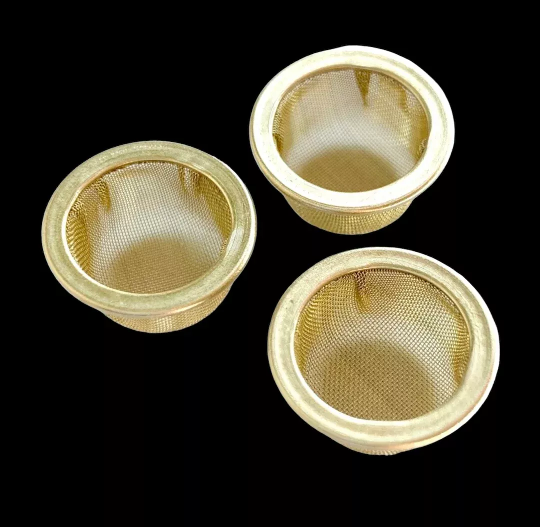 Crystal Hand Pipe Brass Screens - 3-Pack for Enhanced Filtration