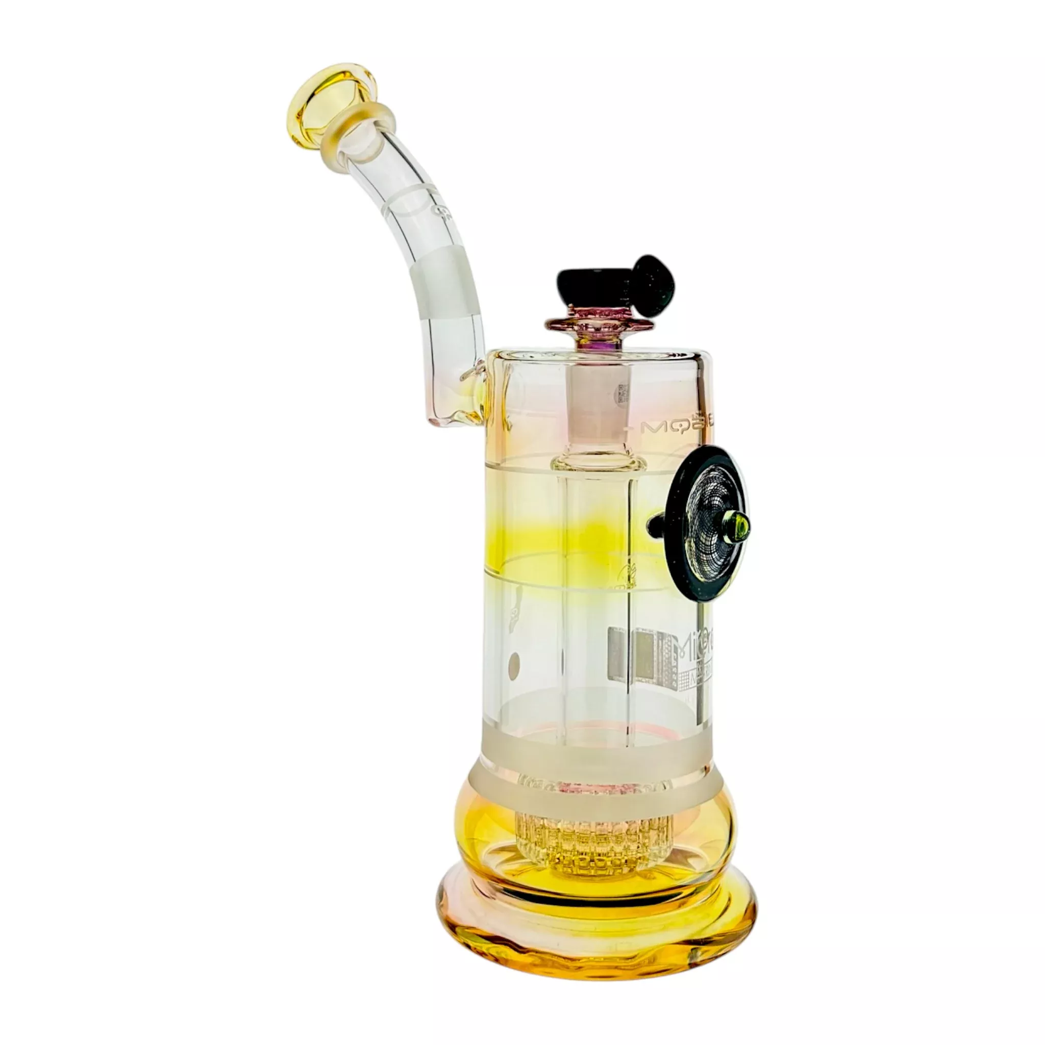 Custom Fumed Mobius Glass Micro Matrix Perc Bubbler V3 - Hybrid Series 2026