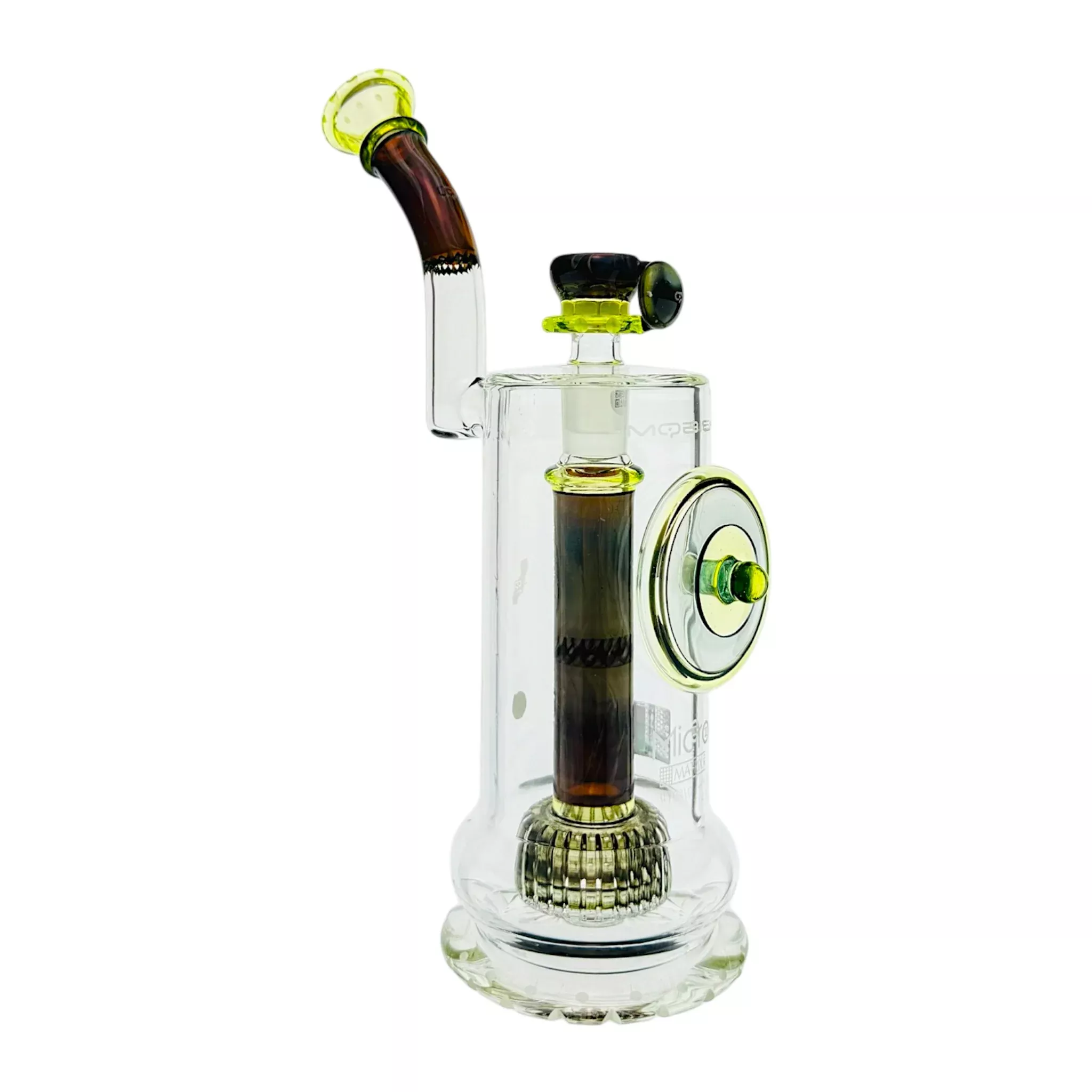 Custom Worked Mobius Glass Micro Matrix Perc Bubbler V3 - Hybrid Series 2026