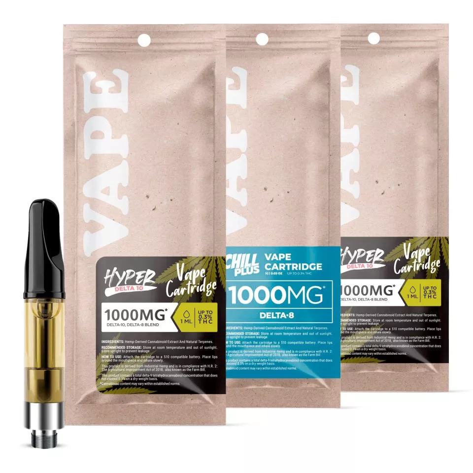 D8 & D10 Cartridges 3ct Bundle - Chill Plus