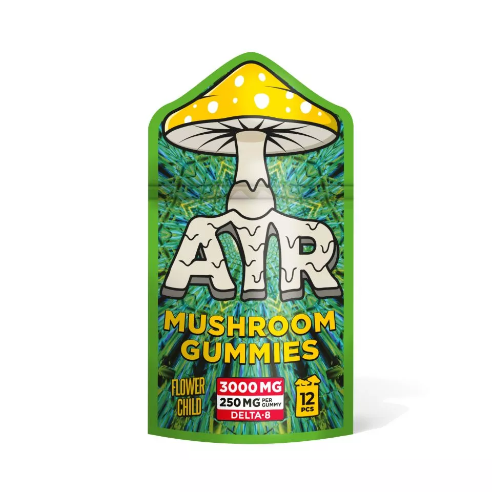 D8 & Mushroom Blend Gummies - 250mg - Flower Child - Air