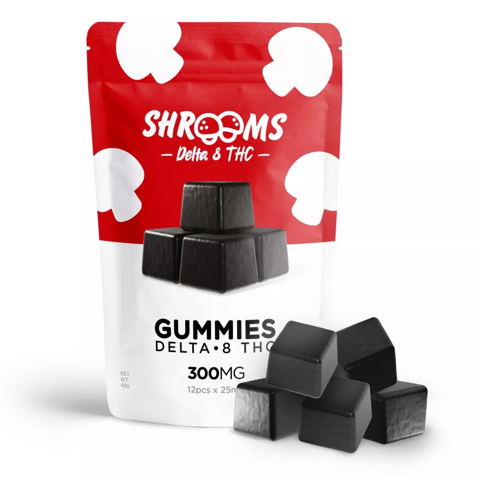 D8, Mushroom Gummy Pouch - 25mg - Shrooms