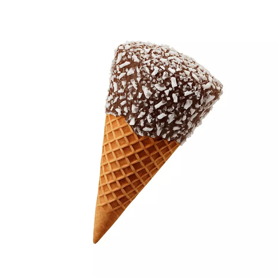 D8 & THCP Waffle Cones - 100mg - Coconut Flakes + Milk Chocolate - Chill Plus