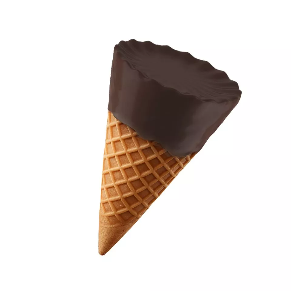 D8, THCP Waffle Cones - 100mg - Dark Chocolate Waffle Cones - Chill Plus