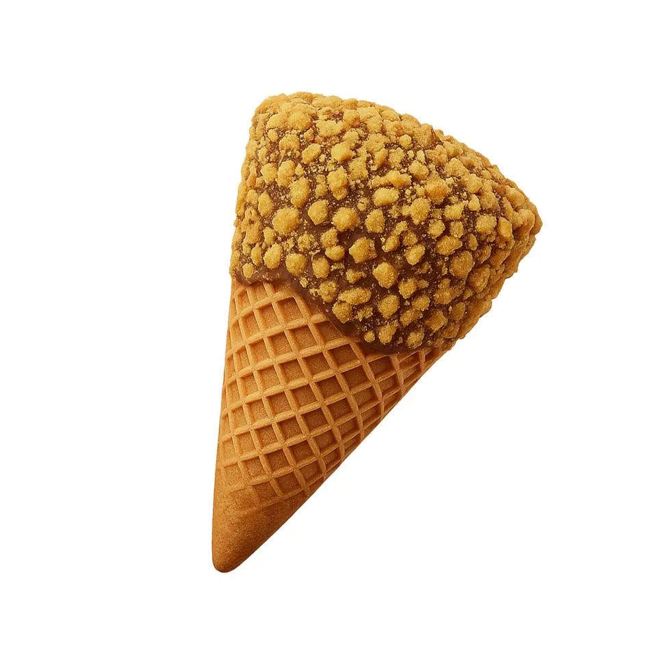 D8 & THCP Waffle Cones - 100mg - Peanut Butter + Milk Chocolate - Chill Plus