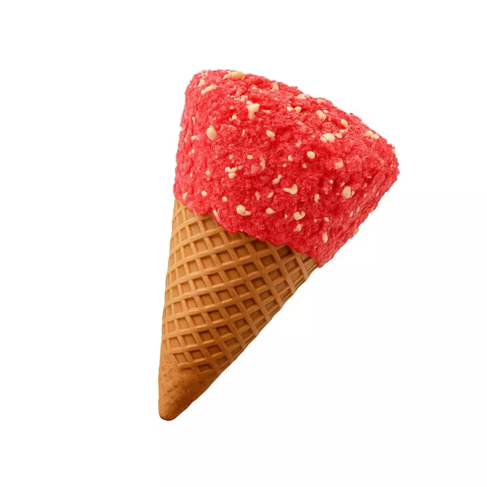 D8, THCP Waffle Cones - 100mg - Strawberry + White Chocolate - Chill Plus