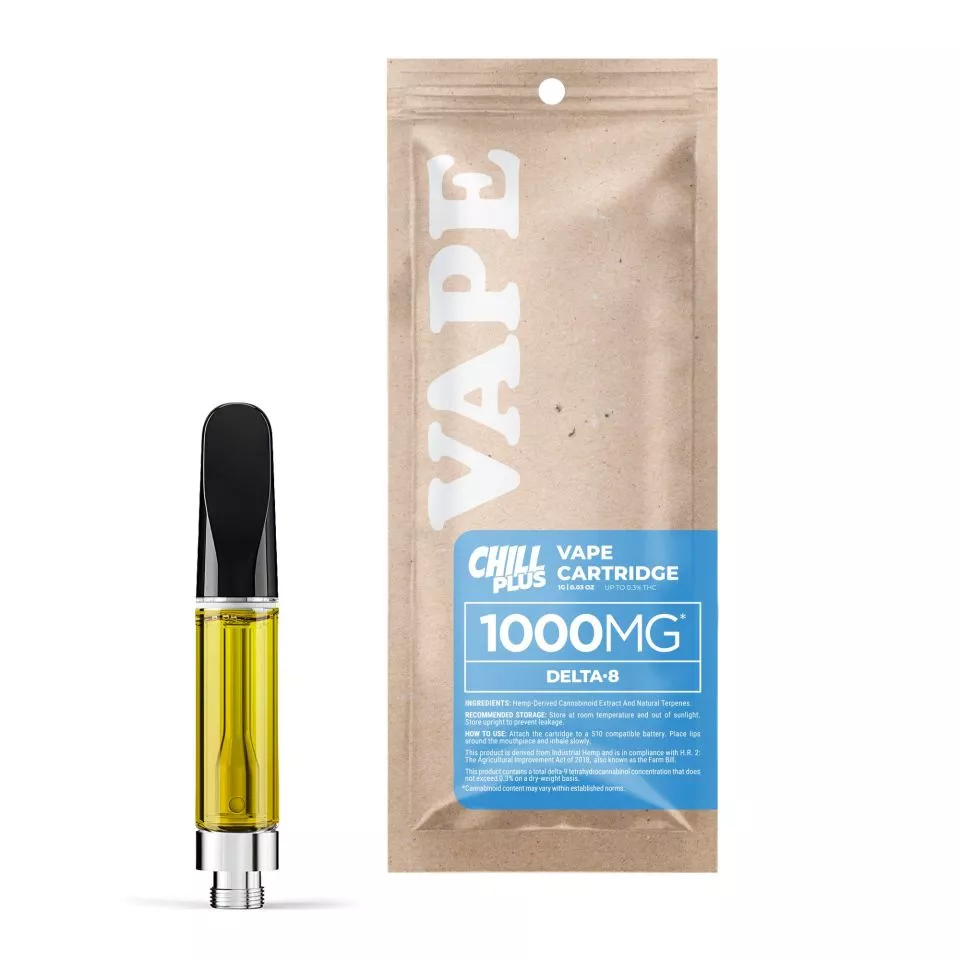 D8 Vape Cart - 1000mg - Apple Fritter - Hybrid - 1ml - Chill Plus