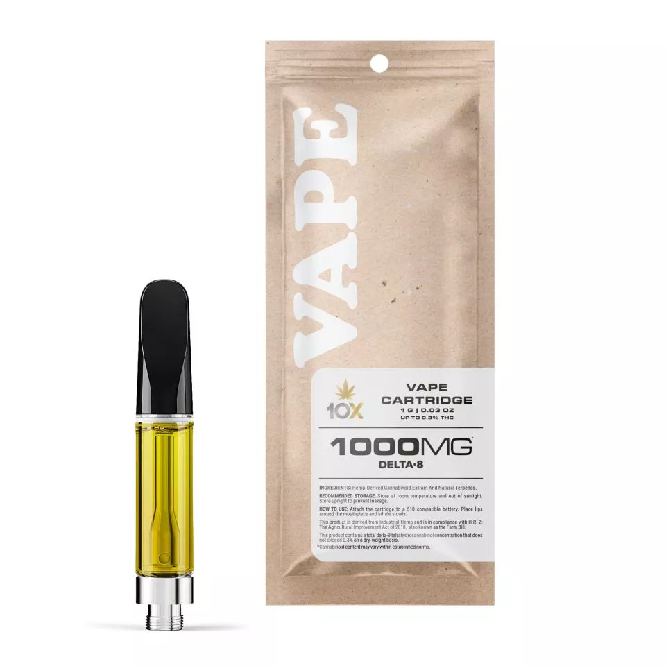 D8 Vape Cart - 1000mg - Pineapple Express - Hybrid - 1ml - 10X