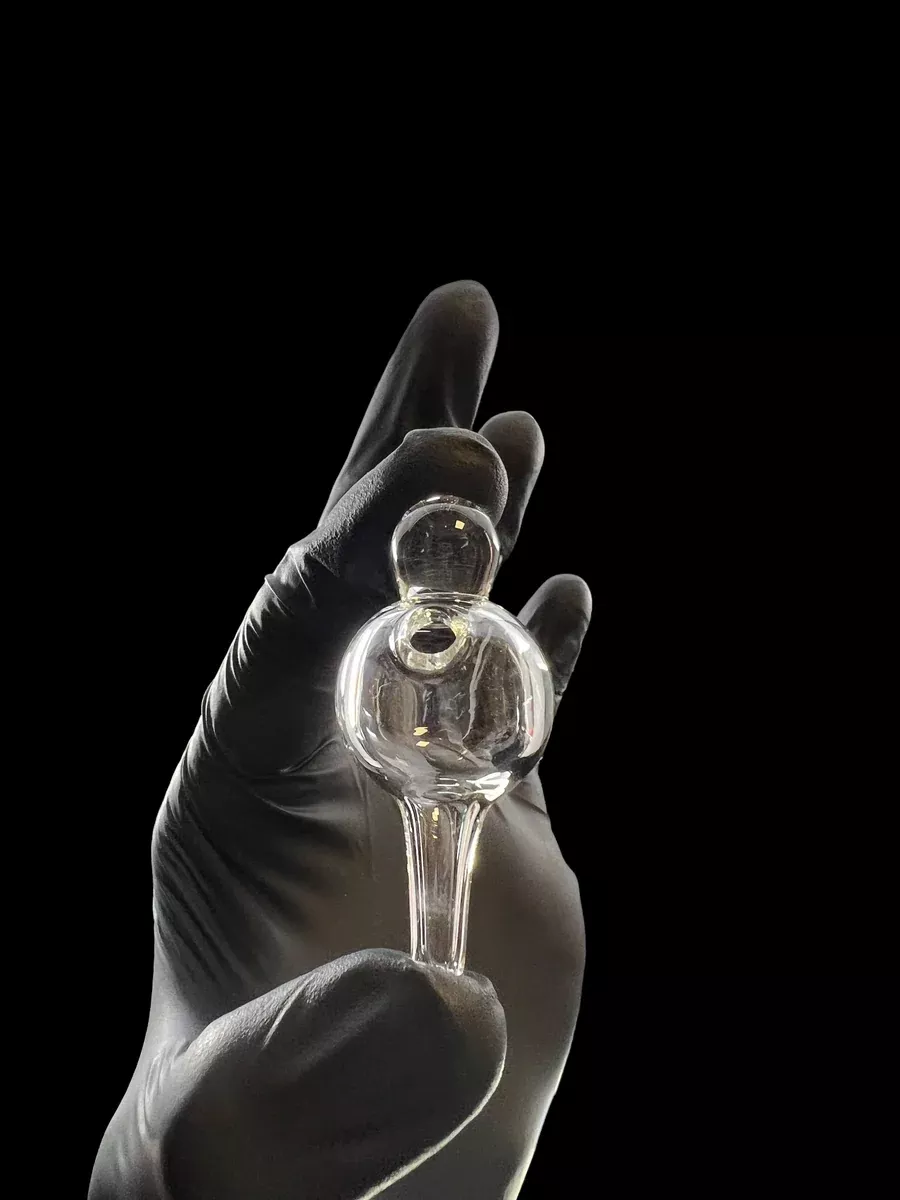 Dab Figalo Clear 25mm Bubble Cap | Premium Quartz Cap for Dab Rig & Banger