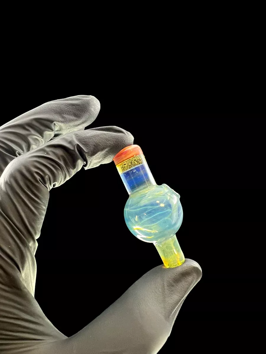 Dab Figalo Full-Color Bubble Caps - 25mm Assorted Colors for Enhanced Dabs