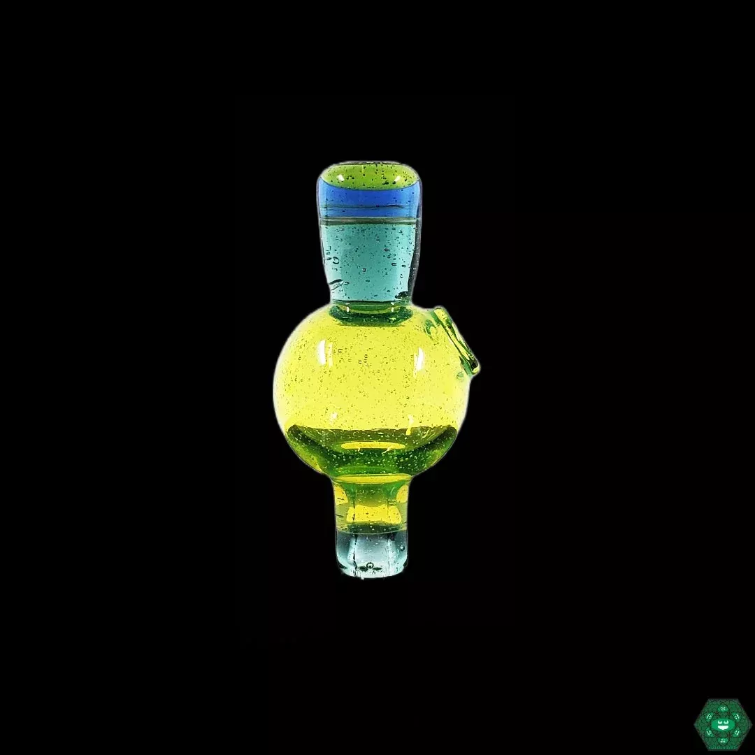 Dabfigalo Glass Full Color Bubble Caps – Bright and Functional for Dabbing