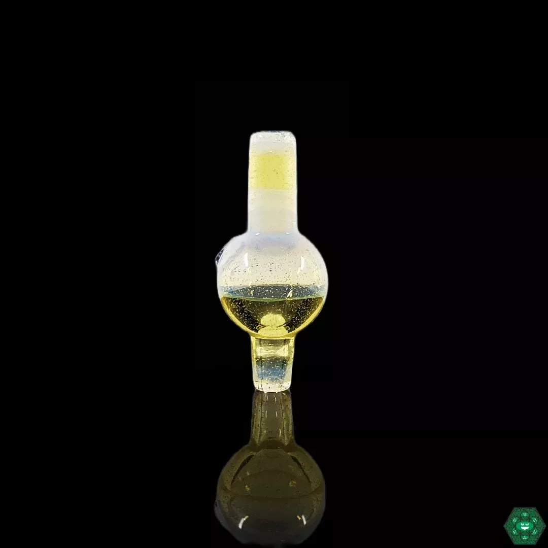 Dabfigalo Glass Two Tone Bubble Caps – Vibrant Dual Color Airflow Control