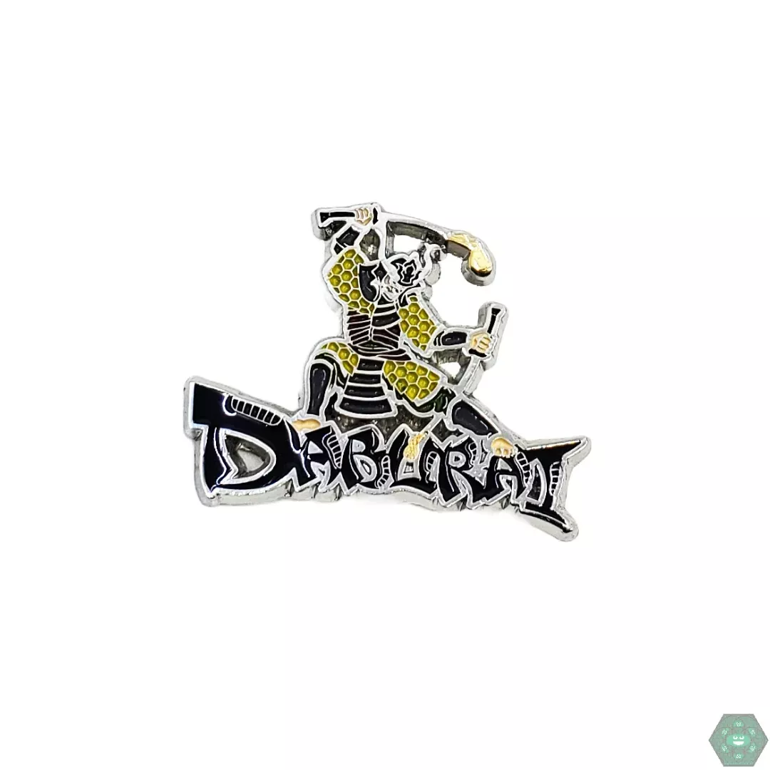 Daburai Hat Pin - Samurai-Themed Art Pin
