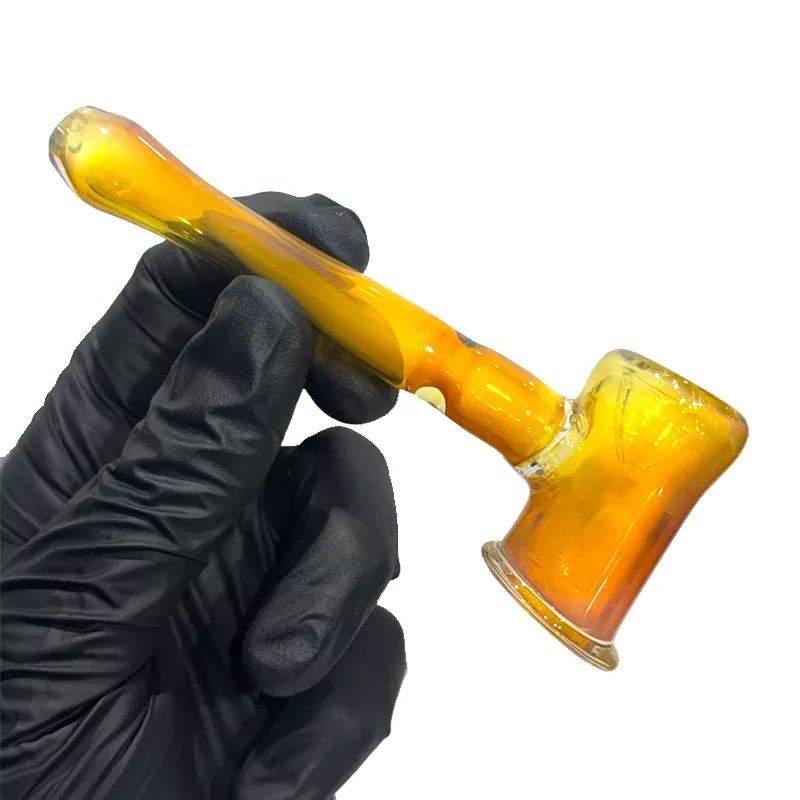 Daniels Glass Art - Carbless Hammer - Silver Fume - 4.5