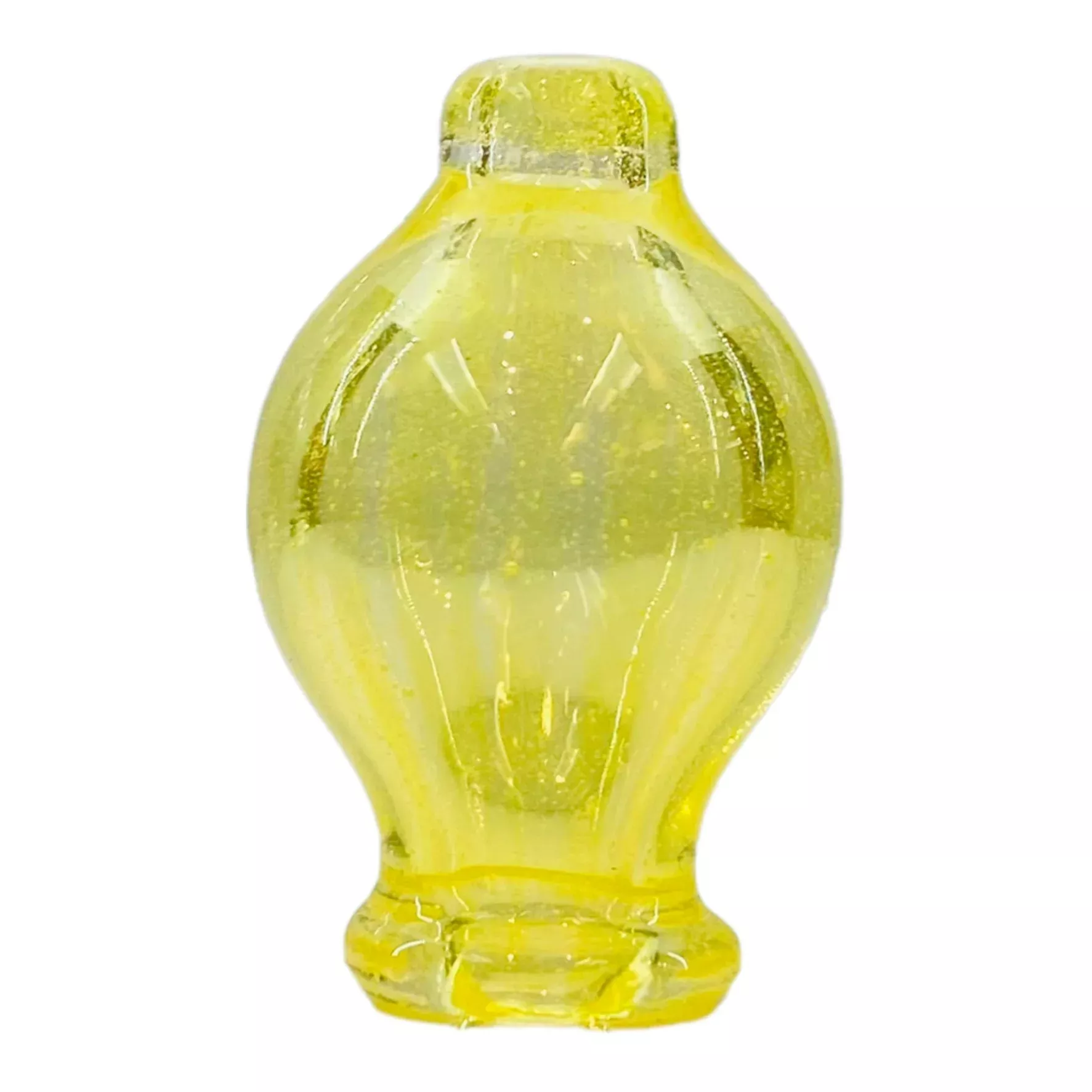 Daniels Glass Art - Yellow Bubble Carb Cap